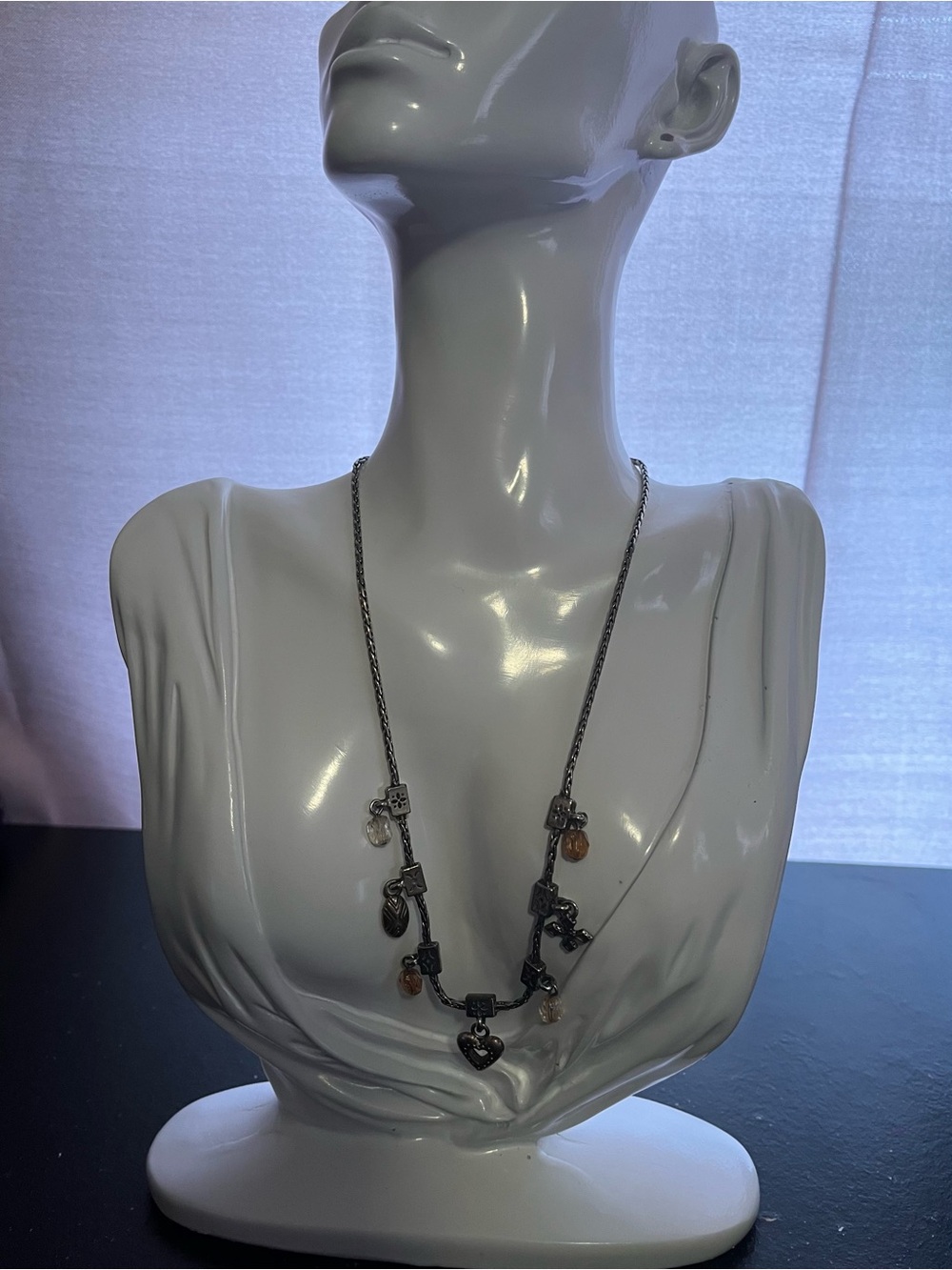 Vintage Brighton 18-Inch Multi-Charm Necklace